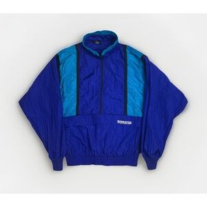 Vintage 90s Sunbuster Performance Sports Windbreaker Colorblock Women's Small